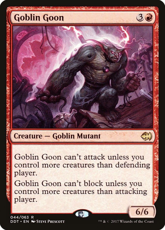 Goblin Goon [Duel Decks: Merfolk vs. Goblins] Magic: The Gathering