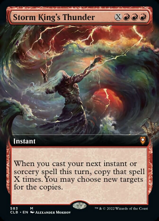 Storm King's Thunder (Extended Art) [Commander Legends: Battle for Baldur's Gate] Magic: The Gathering