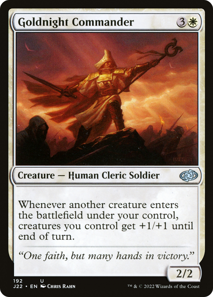 Goldnight Commander [Jumpstart 2022] Magic: The Gathering