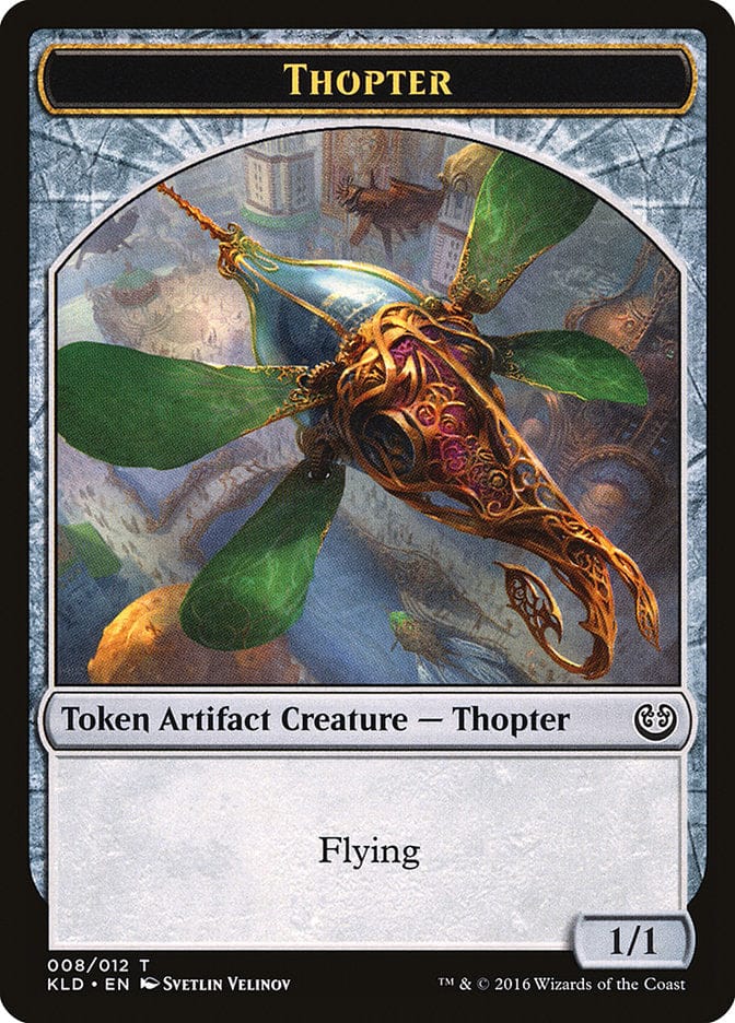 Thopter Token (008/012) [Kaladesh Tokens] Magic: The Gathering