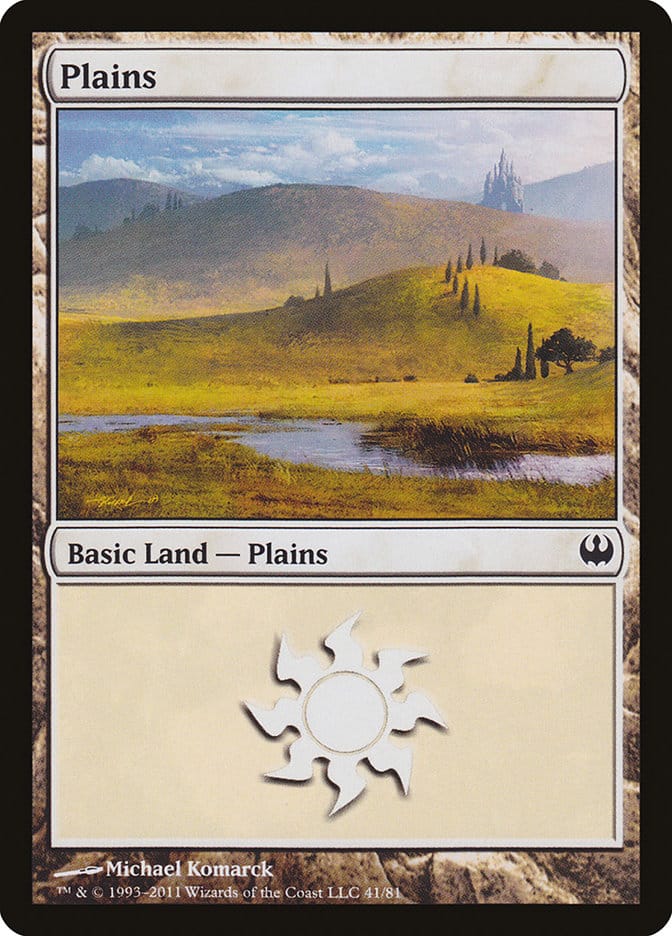 Plains (41) [Duel Decks: Knights vs. Dragons] Magic: The Gathering
