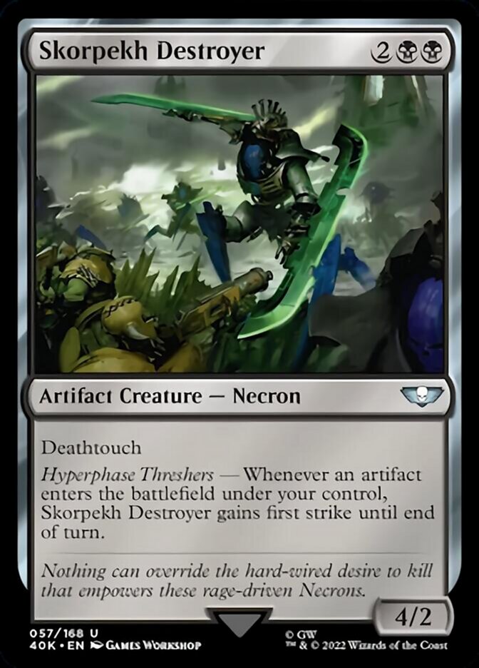 Skorpekh Destroyer (Surge Foil) [Warhammer 40,000] Magic: The Gathering