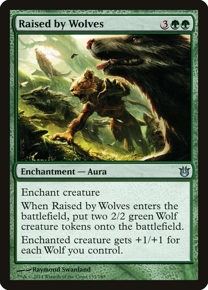 Raised by Wolves [Born of the Gods] Magic: The Gathering