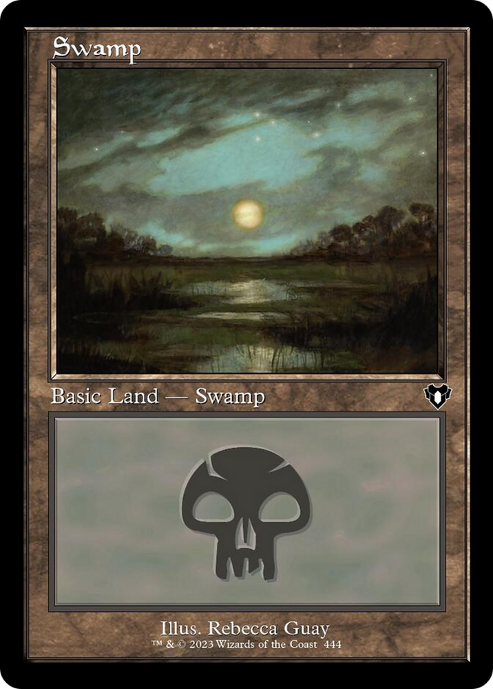 Swamp (444) (Retro) [Commander Masters] Magic: The Gathering