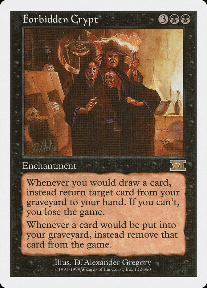 Forbidden Crypt [Classic Sixth Edition] Magic: The Gathering