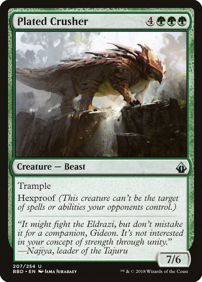 Plated Crusher [Battlebond] Magic: The Gathering
