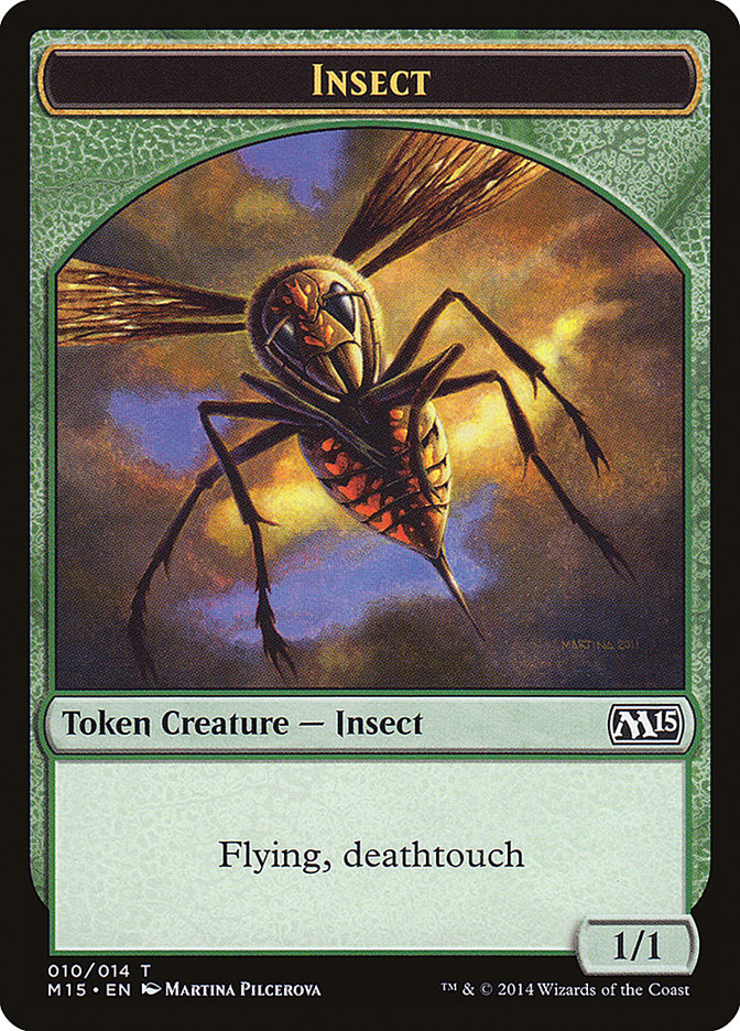 Insect Token [Magic 2015 Tokens] Magic: The Gathering