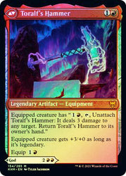 Toralf, God of Fury // Toralf's Hammer [Kaldheim Prerelease Promos] Magic: The Gathering