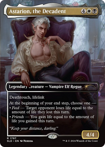 Astarion, the Decadent (Rainbow Foil) [Secret Lair Drop Series] Magic: The Gathering