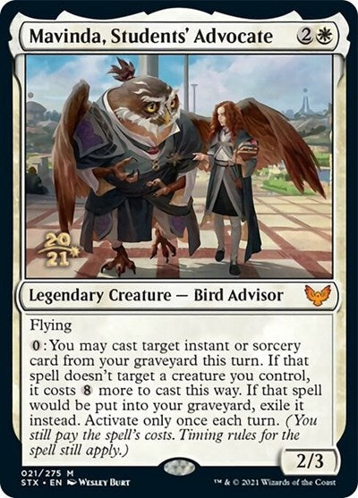 Mavinda, Students' Advocate [Strixhaven: School of Mages Prerelease Promos] Magic: The Gathering