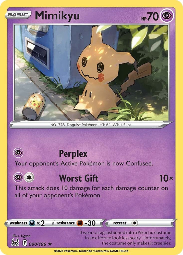 Mimikyu (080/196) [Sword & Shield: Lost Origin] Pokémon