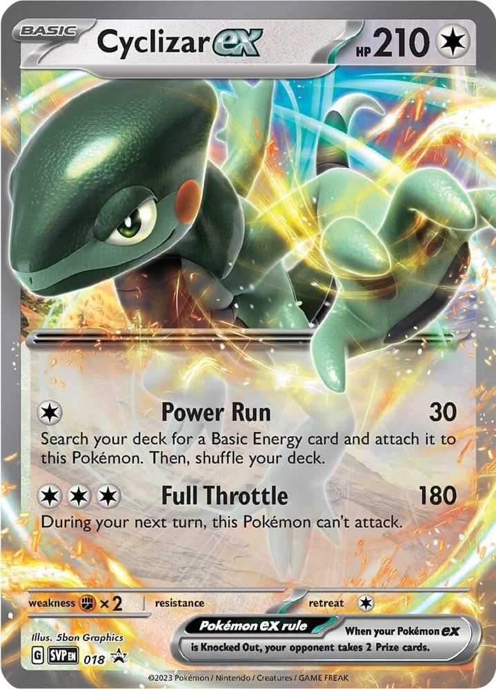 Cyclizar ex (018) (Jumbo Card) [Scarlet & Violet: Black Star Promos] Pokémon