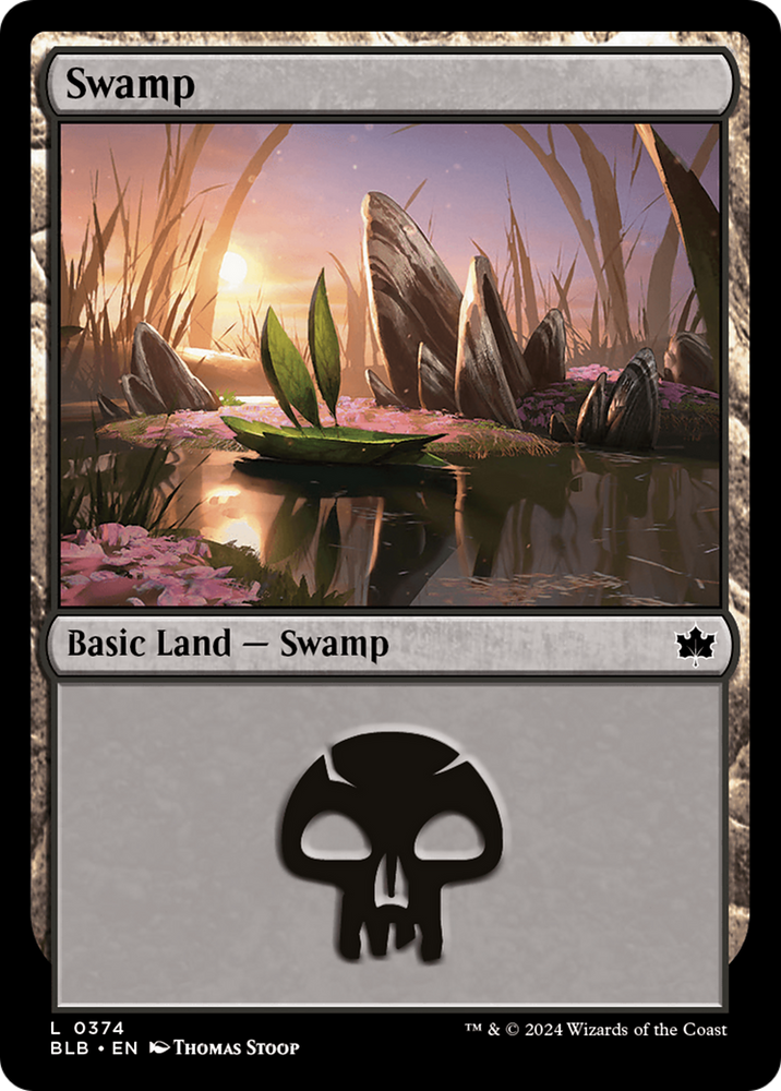 Swamp (0374) [Bloomburrow] Magic: The Gathering