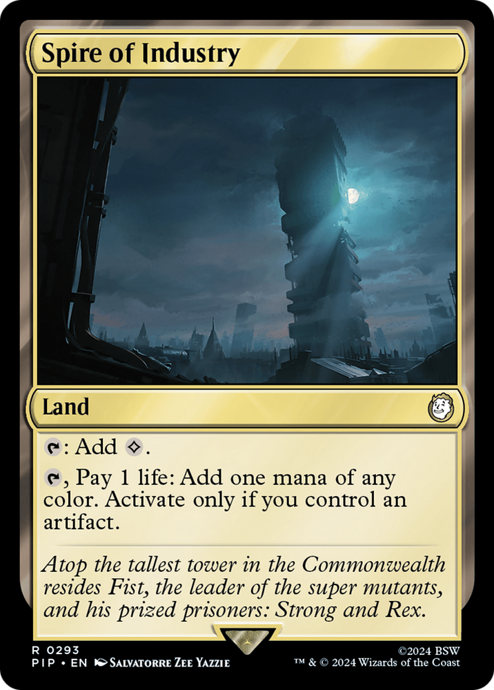 Spire of Industry [Fallout] Magic: The Gathering