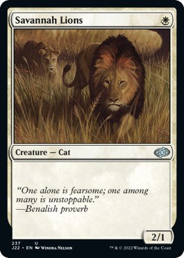 Savannah Lions [Jumpstart 2022] Magic: The Gathering