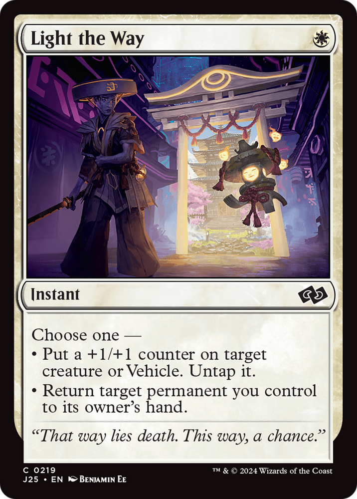 Light the Way [Foundations Jumpstart] Magic: The Gathering