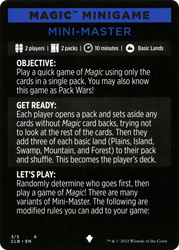 Mini-Master (Magic Minigame) [Commander Legends: Battle for Baldur's Gate Minigame] Magic: The Gathering