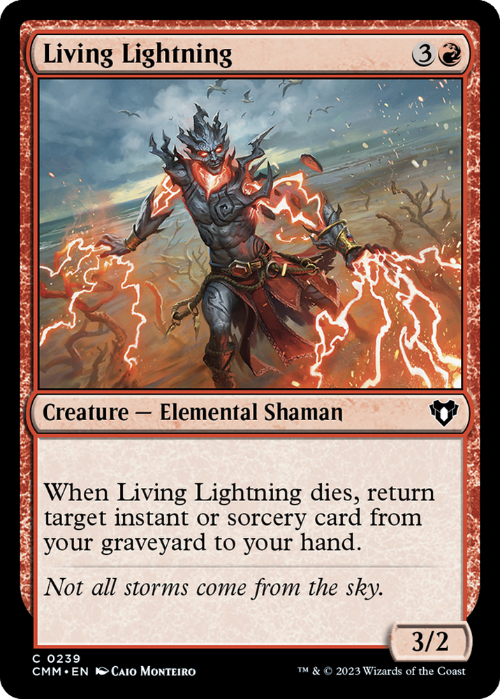 Living Lightning [Commander Masters] Magic: The Gathering