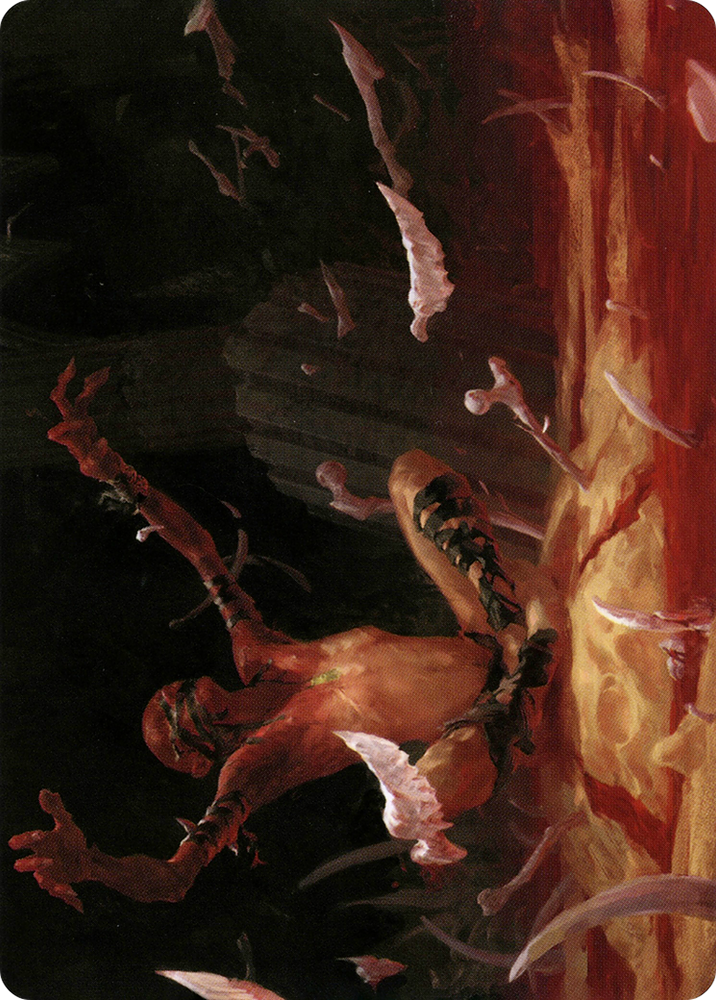 Bone Shards Art Card [Modern Horizons 2 Art Series] Magic: The Gathering