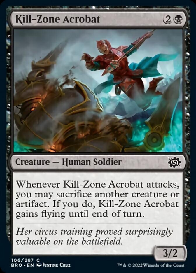 Kill-Zone Acrobat [The Brothers' War] Magic: The Gathering