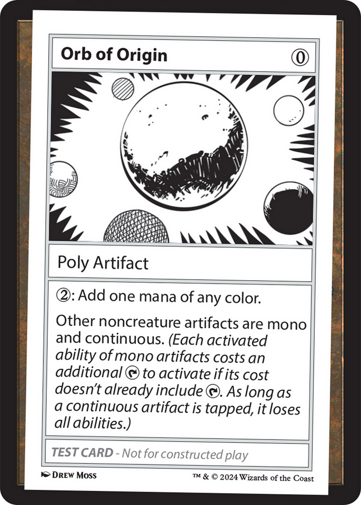 Orb of Origin [Mystery Booster 2 Playtest Cards] Magic: The Gathering