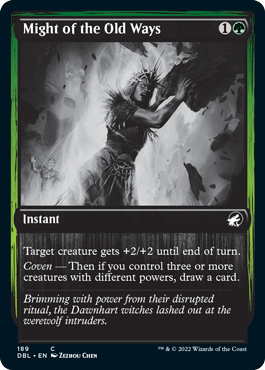 Might of the Old Ways [Innistrad: Double Feature] Magic: The Gathering