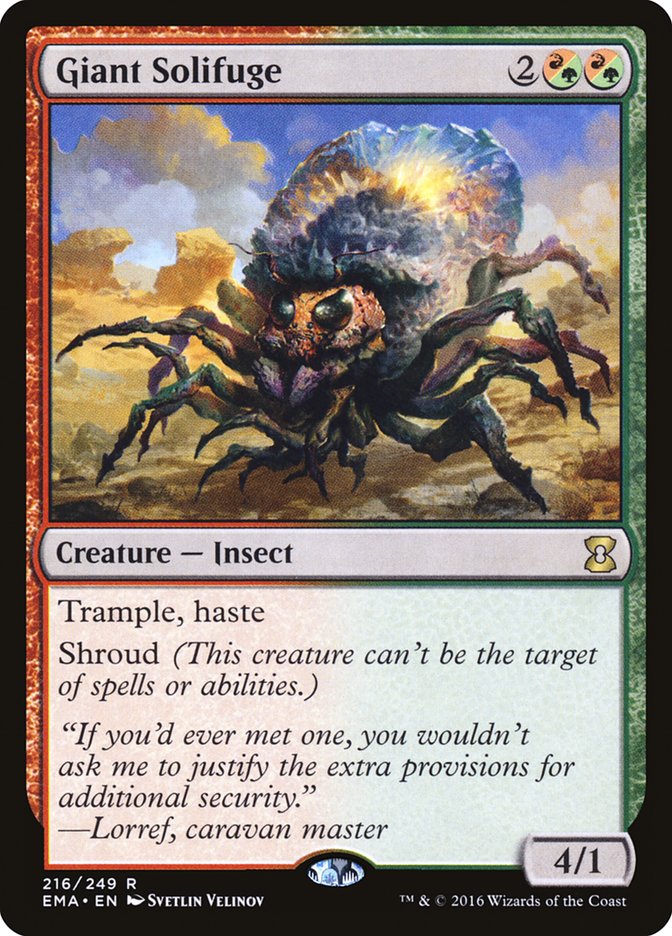 Giant Solifuge [Eternal Masters] Magic: The Gathering