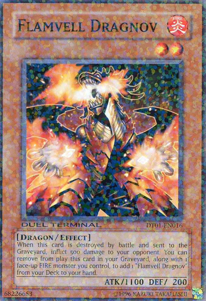 Flamvell Dragnov [DT01-EN016] Super Rare Yu-Gi-Oh!