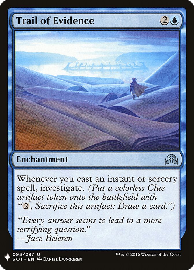 Trail of Evidence [Mystery Booster] Magic: The Gathering