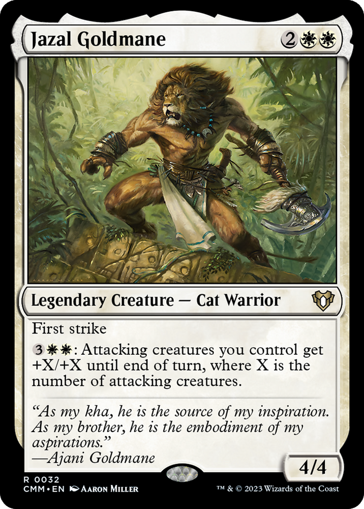 Jazal Goldmane [Commander Masters] Magic: The Gathering