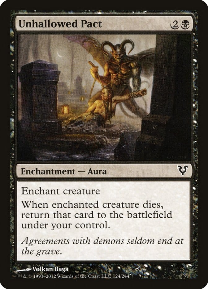 Unhallowed Pact [Avacyn Restored] Magic: The Gathering
