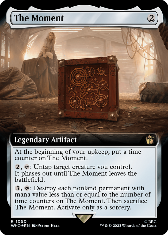 The Moment (Extended Art) (Surge Foil) [Doctor Who] Magic: The Gathering
