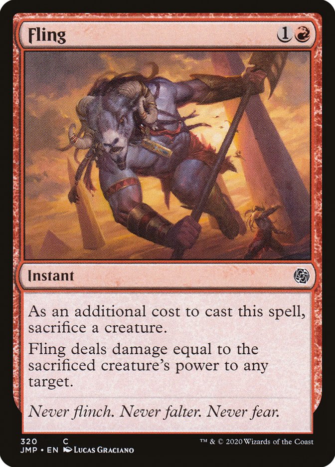 Fling [Jumpstart] Magic: The Gathering