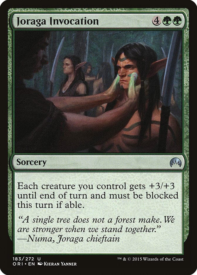 Joraga Invocation [Magic Origins] Magic: The Gathering