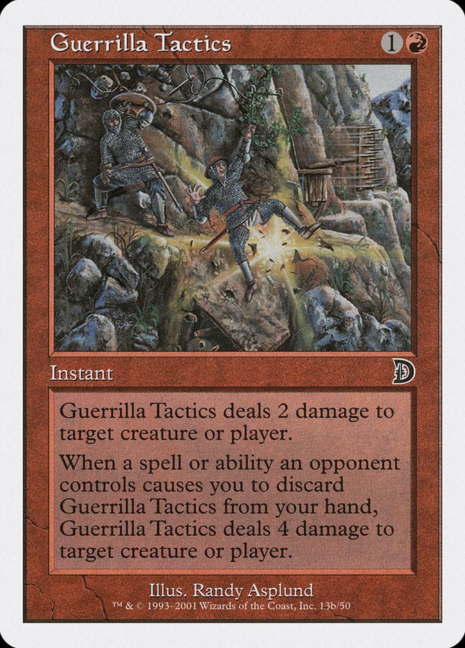Guerrilla Tactics (Falling) [Deckmasters] Magic: The Gathering
