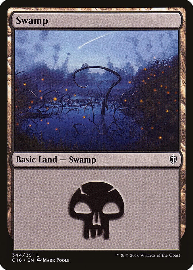 Swamp (344) [Commander 2016] Magic: The Gathering