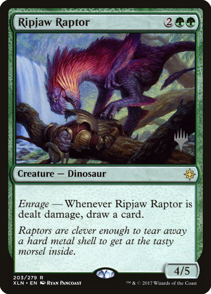 Ripjaw Raptor (Promo Pack) [Ixalan Promos] Magic: The Gathering