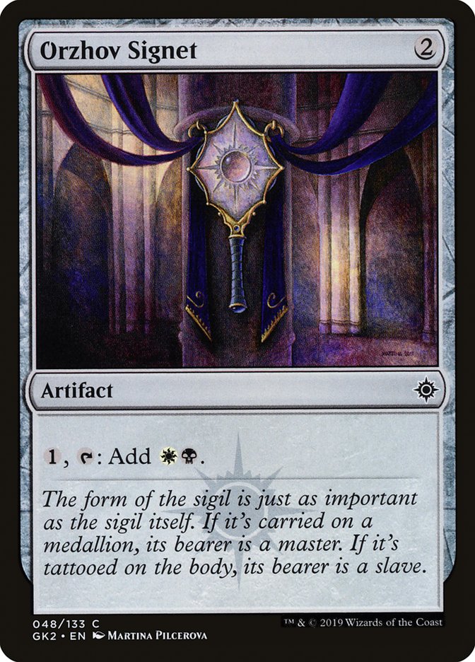 Orzhov Signet [Ravnica Allegiance Guild Kit] Magic: The Gathering
