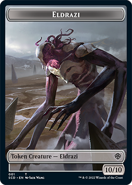 Eldrazi // Soldier Double-Sided Token [Starter Commander Decks] Magic: The Gathering
