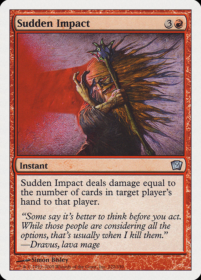 Sudden Impact [Ninth Edition] Magic: The Gathering