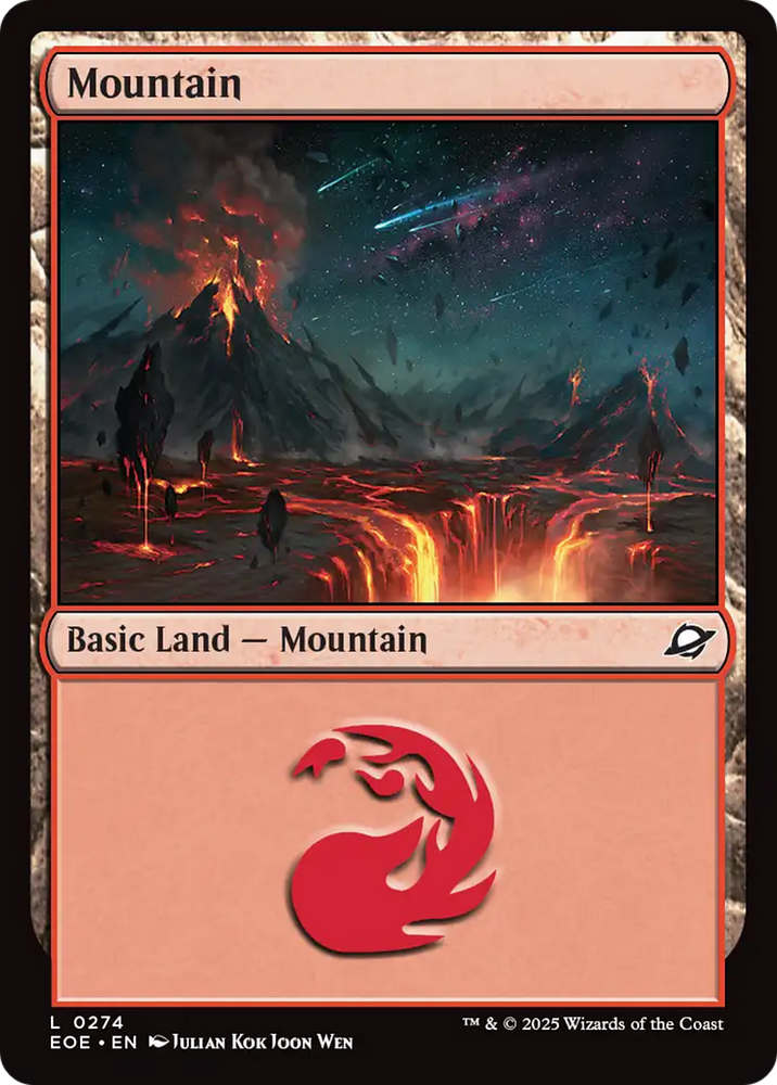 Mountain (0274) [Edge of Eternities] Magic: The Gathering