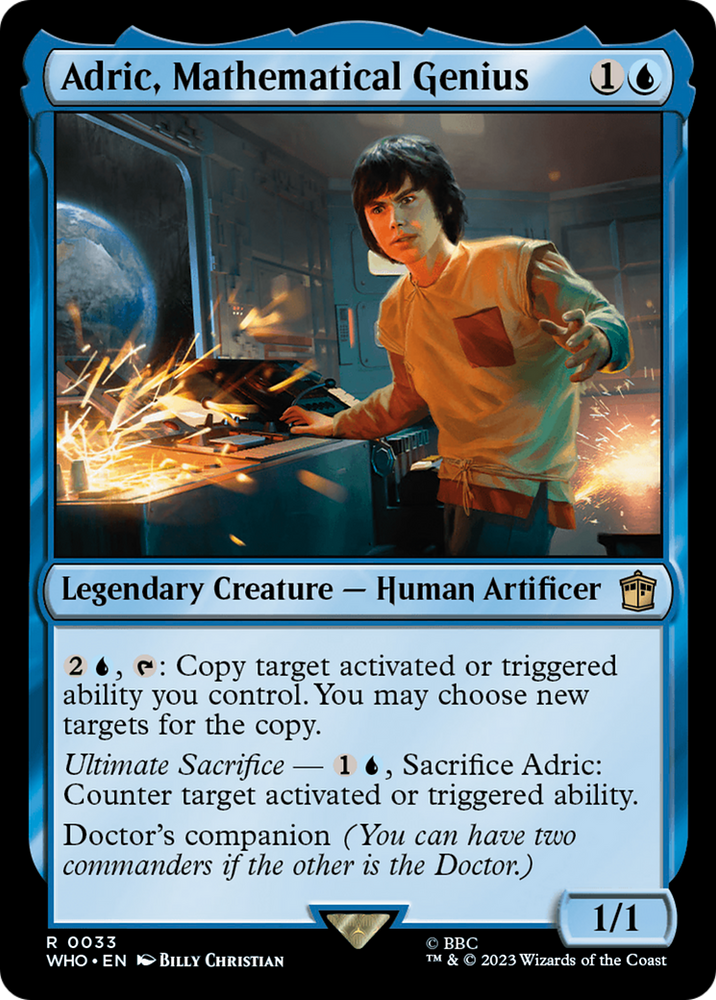 Adric, Mathematical Genius [Doctor Who] Magic: The Gathering