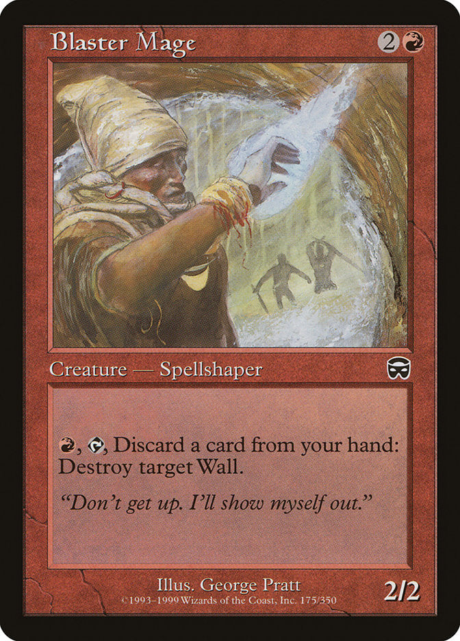 Blaster Mage [Mercadian Masques] Magic: The Gathering