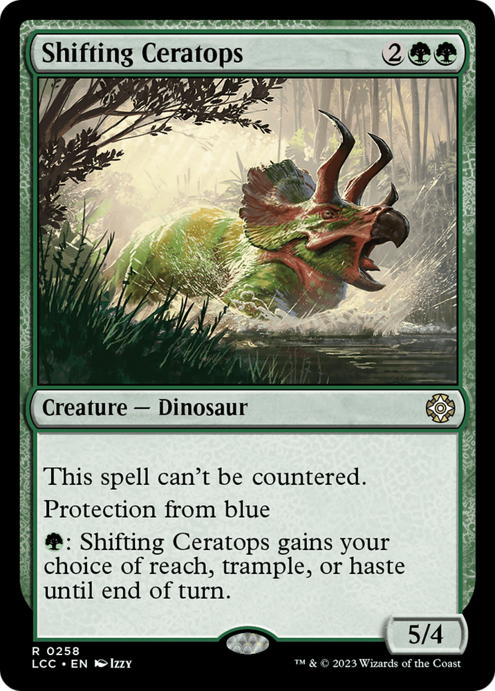 Shifting Ceratops [The Lost Caverns of Ixalan Commander] Magic: The Gathering