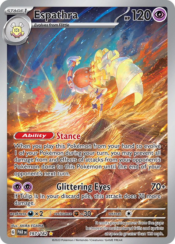 Espathra (197/182) [Scarlet & Violet: Paradox Rift] Pokémon