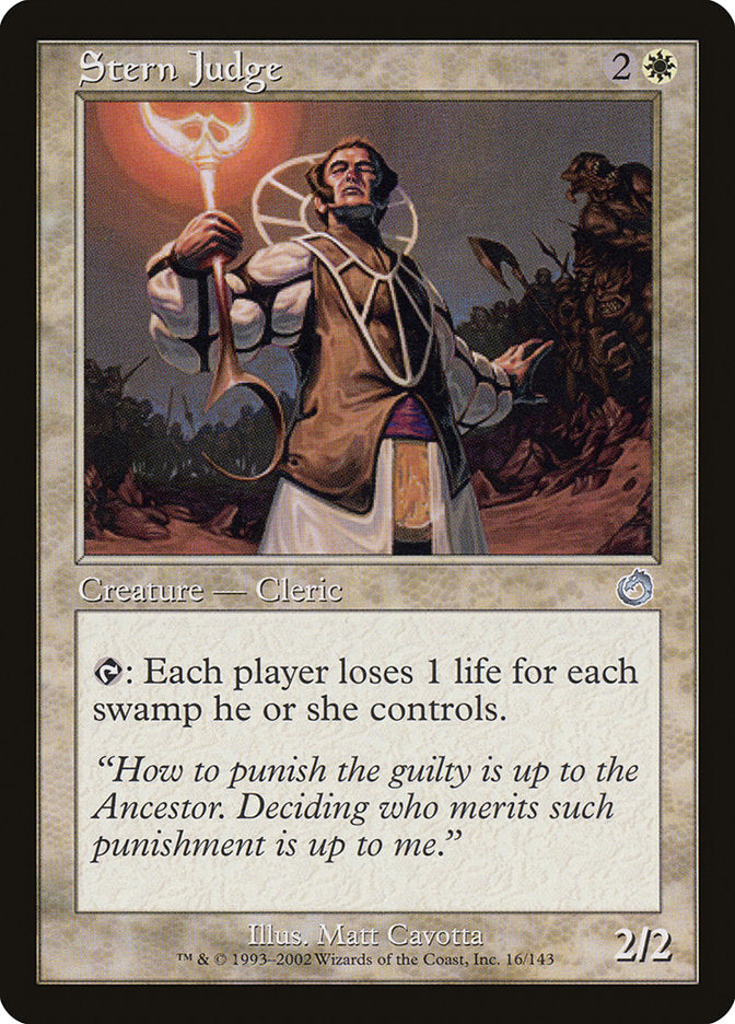 Stern Judge [Torment] Magic: The Gathering