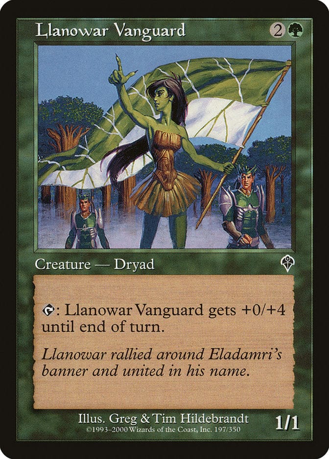 Llanowar Vanguard [Invasion] Magic: The Gathering