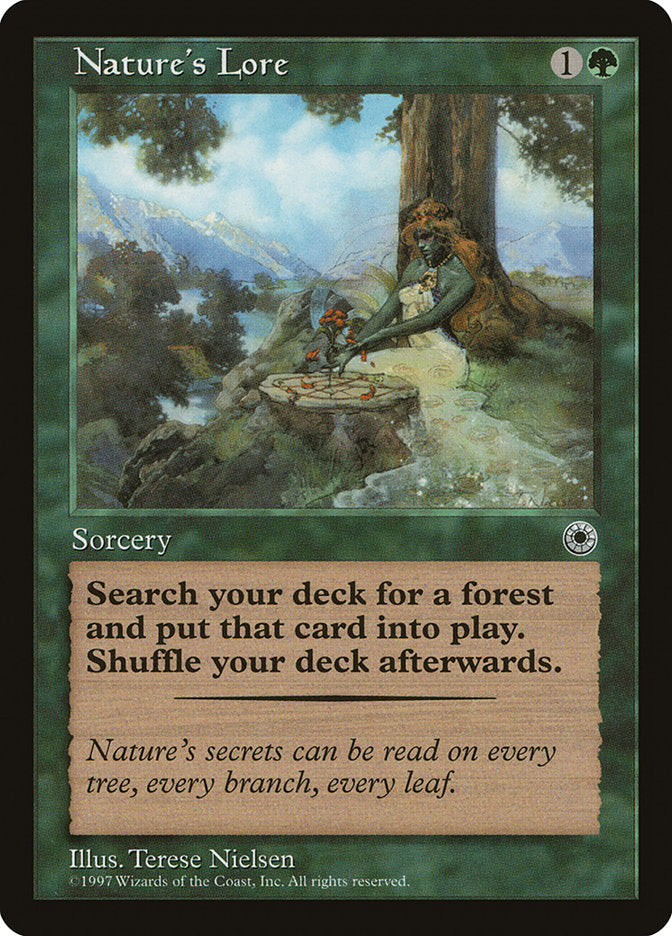 Nature's Lore [Portal] Magic: The Gathering