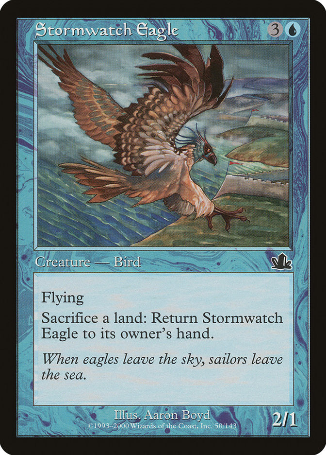 Stormwatch Eagle [Prophecy] Magic: The Gathering
