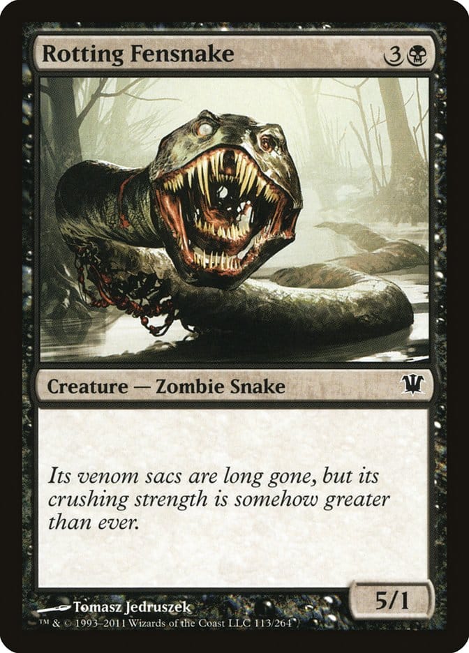Rotting Fensnake [Innistrad] Magic: The Gathering